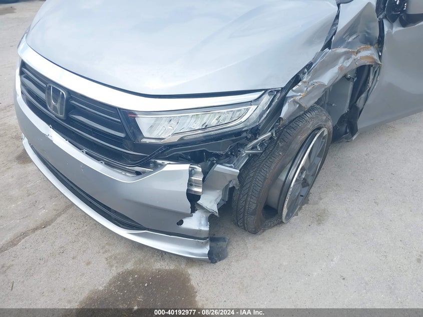 VIN 5FNRL6H91PB076228 2023 HONDA ODYSSEY ELITE