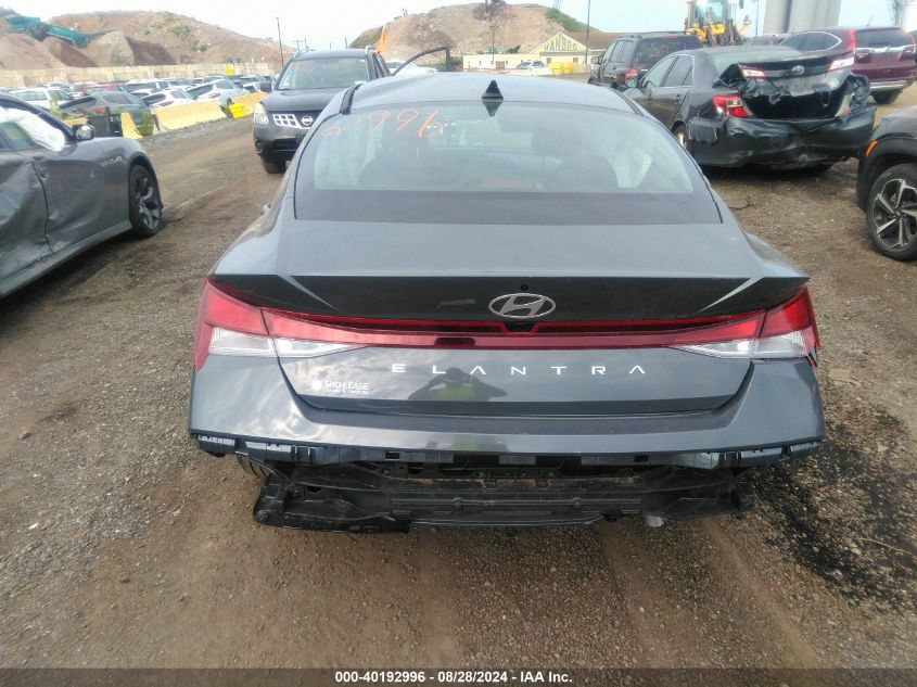 2024 Hyundai Elantra Sel VIN: KMHLM4DG1RU781158 Lot: 40192996