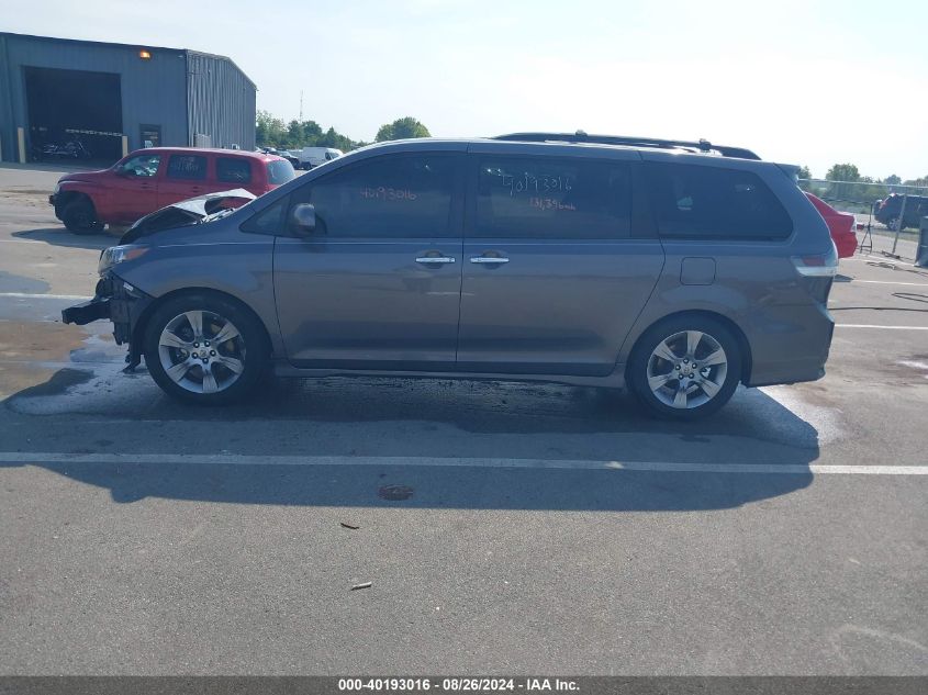 2013 Toyota Sienna Se 8 Passenger VIN: 5TDXK3DCXDS313400 Lot: 40193016