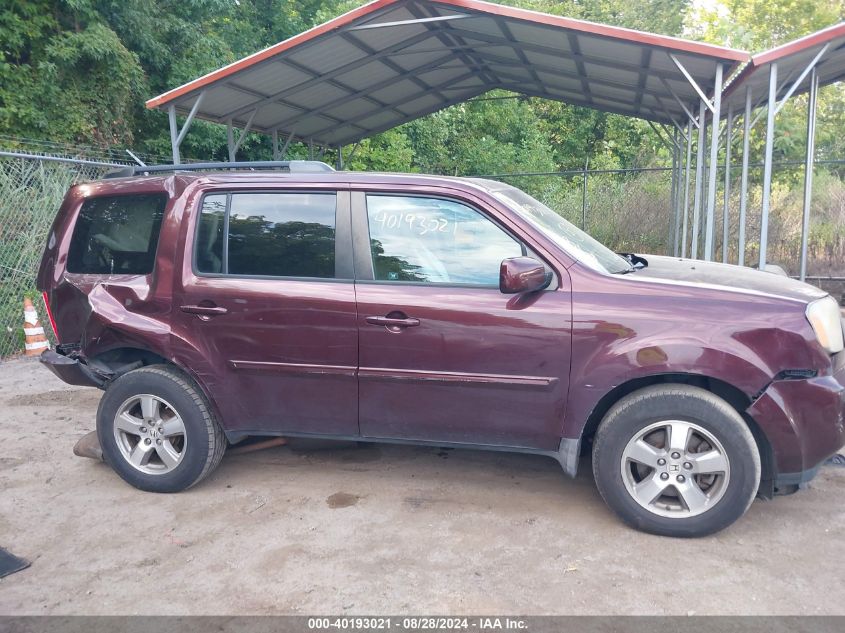 2010 Honda Pilot Ex-L VIN: 5FNYF4H60AB020334 Lot: 40193021