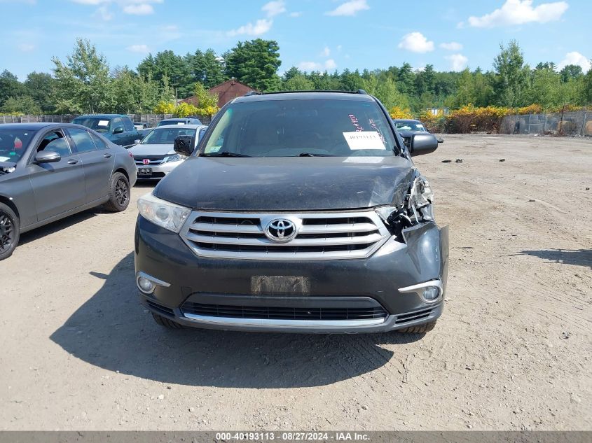 2012 Toyota Highlander Se V6 VIN: 5TDBK3EH2CS102842 Lot: 40193113