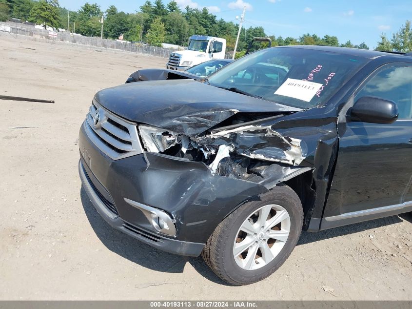 2012 Toyota Highlander Se V6 VIN: 5TDBK3EH2CS102842 Lot: 40193113