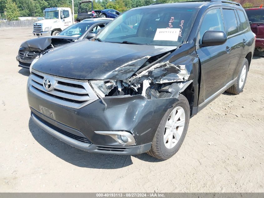 2012 Toyota Highlander Se V6 VIN: 5TDBK3EH2CS102842 Lot: 40193113