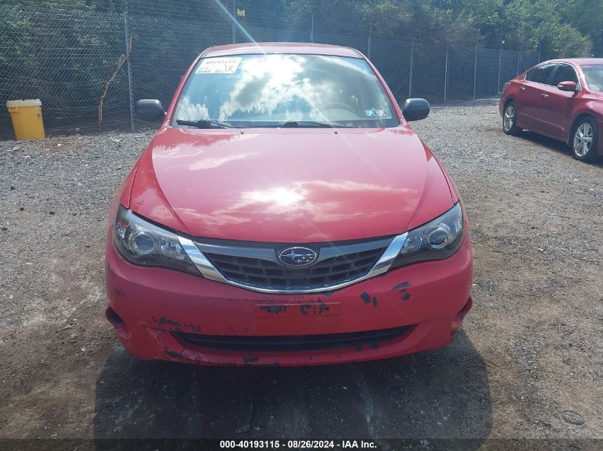 2008 Subaru Impreza 2.5I VIN: JF1GH61688H810007 Lot: 40193115