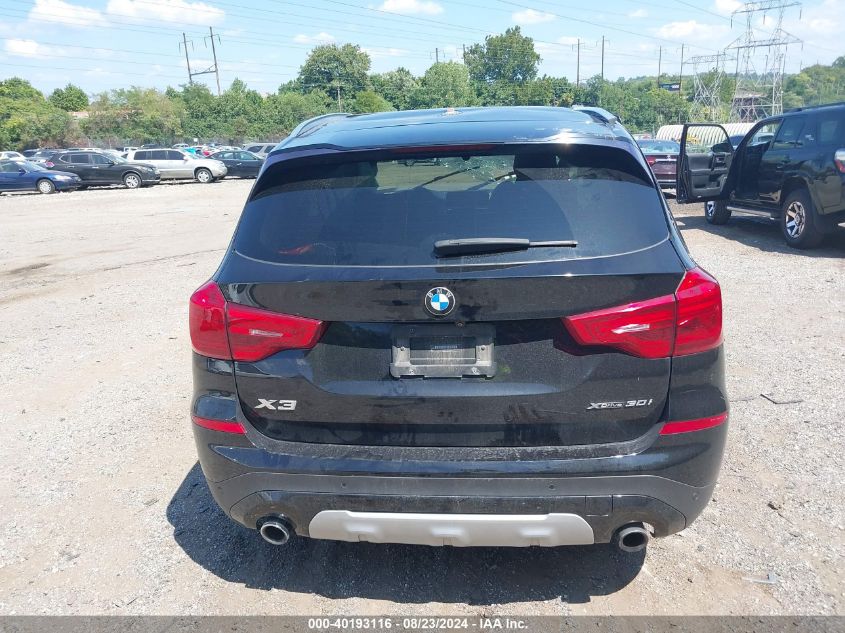 2019 BMW X3 xDrive30I VIN: 5UXTR9C50KLD91460 Lot: 40193116