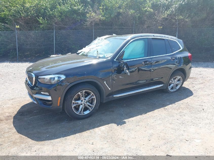 VIN 5UXTR9C50KLD91460 2019 BMW X3, Xdrive30I no.2