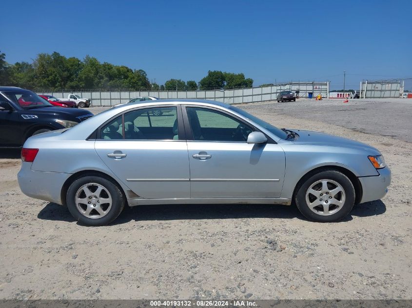 2006 Hyundai Sonata Gls V6/Lx V6 VIN: 5NPEU46F86H091219 Lot: 40193132