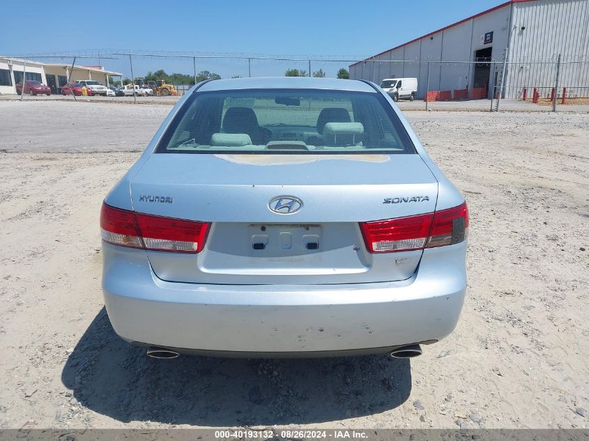 2006 Hyundai Sonata Gls V6/Lx V6 VIN: 5NPEU46F86H091219 Lot: 40193132