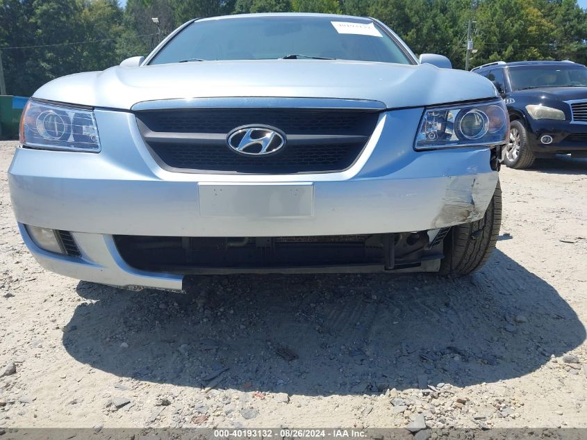 2006 Hyundai Sonata Gls V6/Lx V6 VIN: 5NPEU46F86H091219 Lot: 40193132