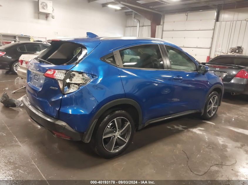 2021 Honda Hr-V Awd Ex VIN: 3CZRU6H57MM734789 Lot: 40193178