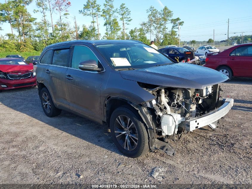 2016 TOYOTA HIGHLANDER XLE - 5TDKKRFH9GS127955