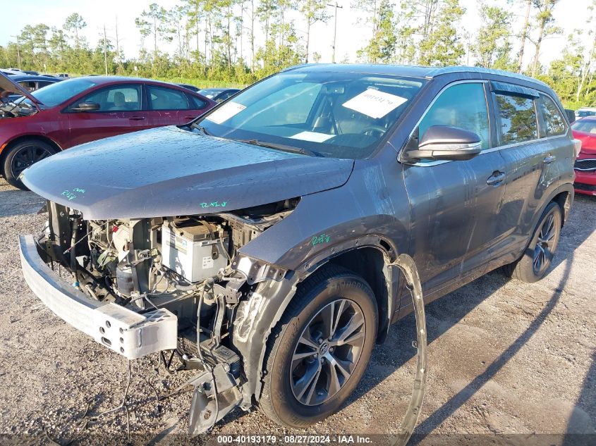 5TDKKRFH9GS127955 2016 TOYOTA HIGHLANDER - Image 2