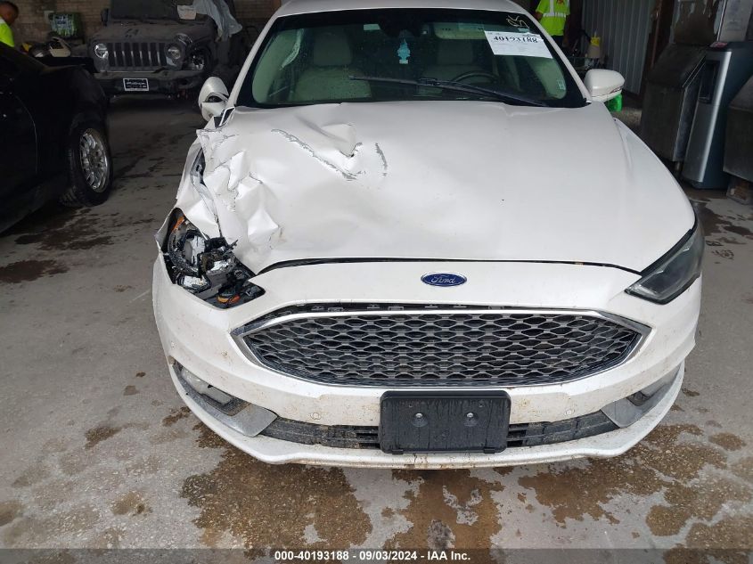 2017 Ford Fusion Hybrid Platinum VIN: 3FA6P0RU3HR208578 Lot: 40193188