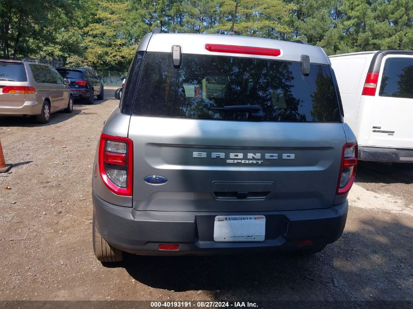 2022 Ford Bronco Sport Big Bend VIN: 3FMCR9B65NRE19585 Lot: 40193191