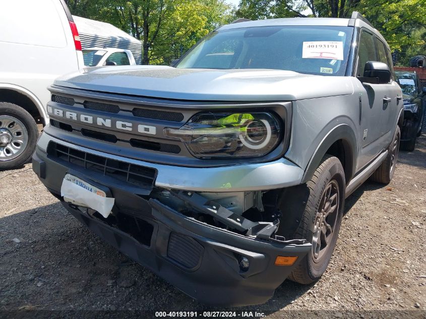 2022 Ford Bronco Sport Big Bend VIN: 3FMCR9B65NRE19585 Lot: 40193191