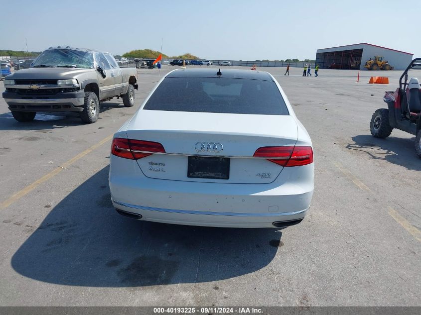 2015 Audi A8 L L Quattro VIN: WAU32AFD1FN005806 Lot: 40193225