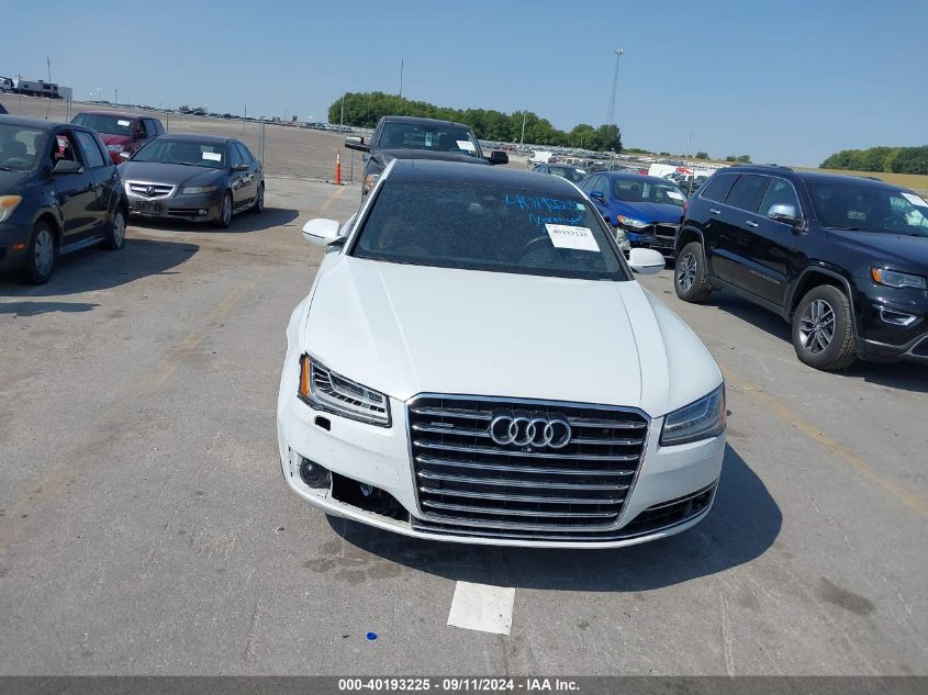 2015 Audi A8 L L Quattro VIN: WAU32AFD1FN005806 Lot: 40193225