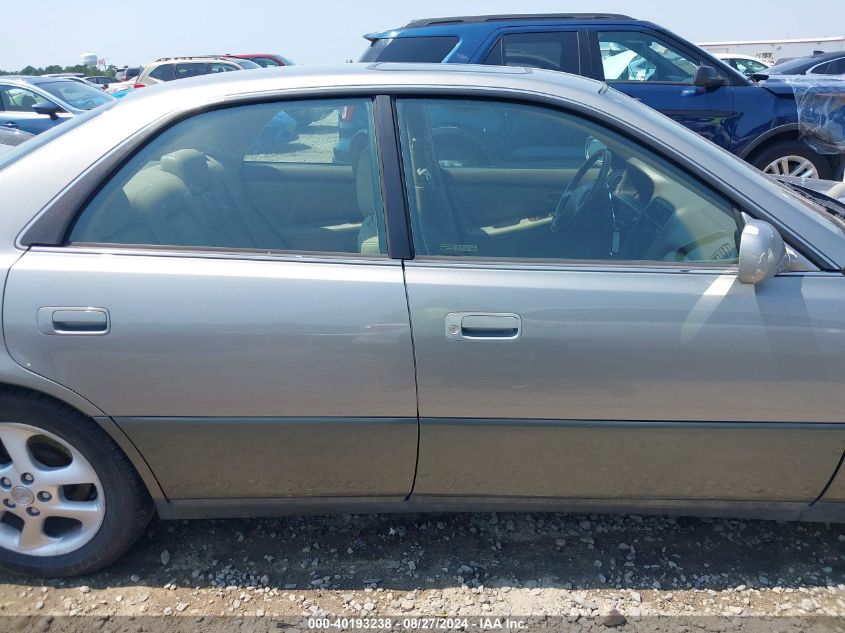 2001 Lexus Es 300 VIN: JT8BF28G115110823 Lot: 40193238