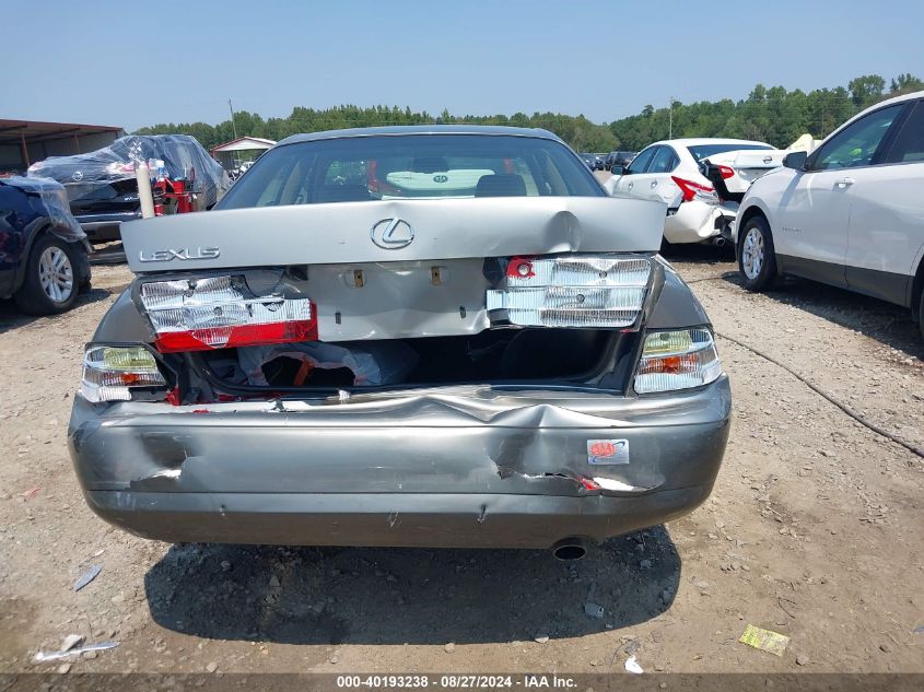 2001 Lexus Es 300 VIN: JT8BF28G115110823 Lot: 40193238