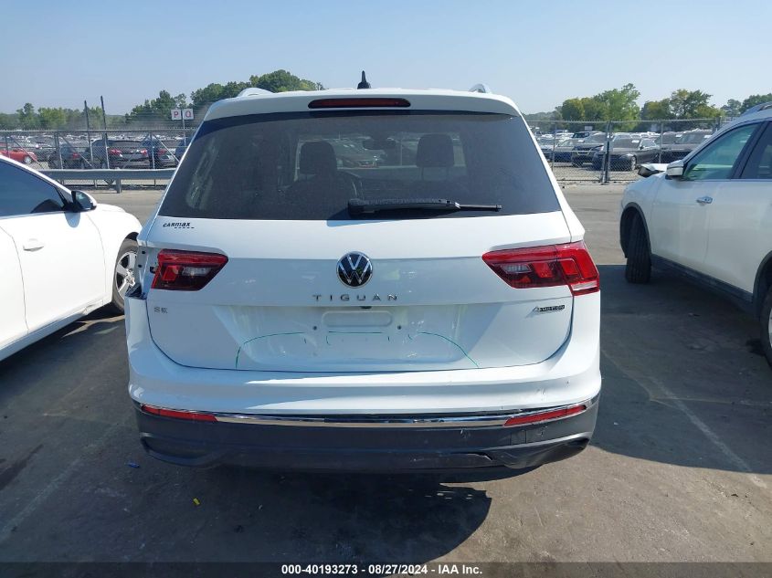 2022 Volkswagen Tiguan 2.0T Se VIN: 3VV2B7AX8NM080869 Lot: 40193273