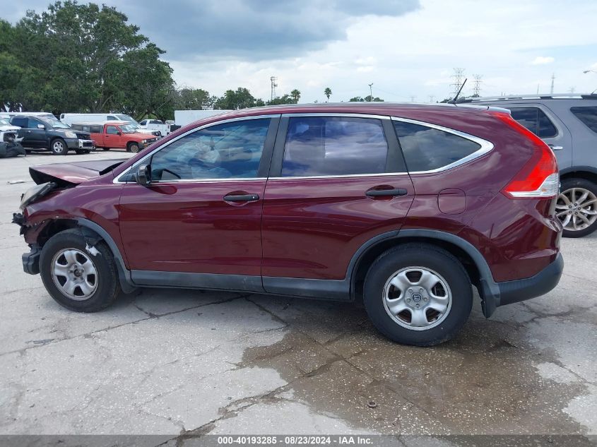 2014 Honda Cr-V Lx VIN: 5J6RM3H3XEL026293 Lot: 40193285