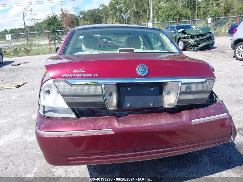 2011 Mercury Grand Marquis Ls VIN: 2MEBM7FV1BX605575 Lot: 40193298