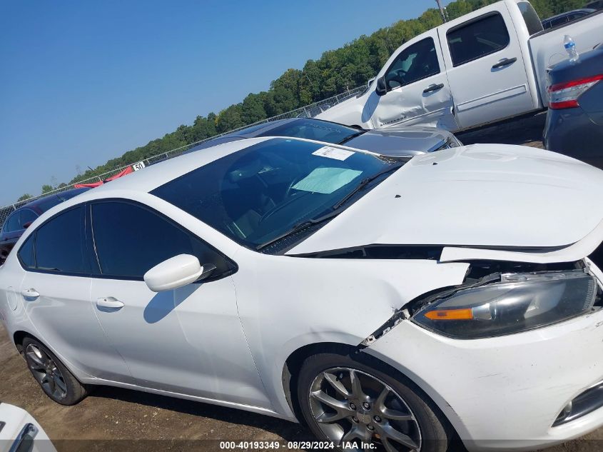 2014 Dodge Dart Sxt VIN: 1C3CDFBB0ED706537 Lot: 40193349