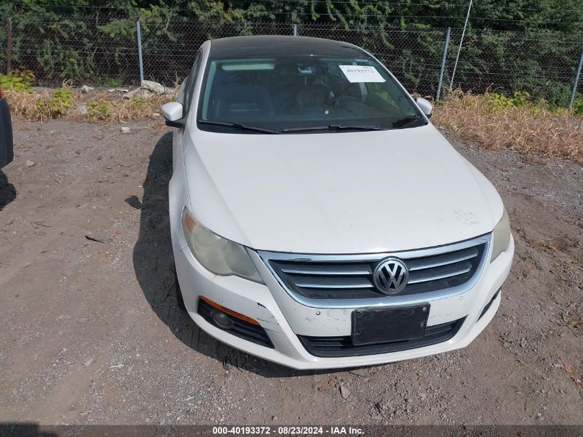 2010 Volkswagen Cc Luxury VIN: WVWHN7AN6AE551058 Lot: 40193372