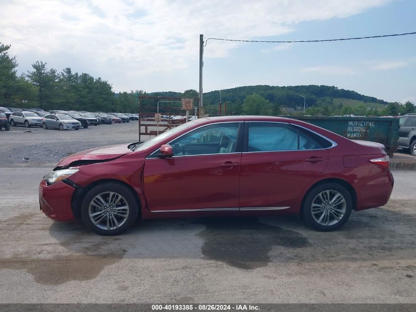 2016 Toyota Camry Se VIN: 4T1BF1FKXGU597811 Lot: 40193385