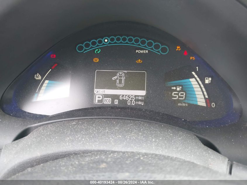 2015 Nissan Leaf S VIN: 1N4AZ0CP2FC307122 Lot: 40193424