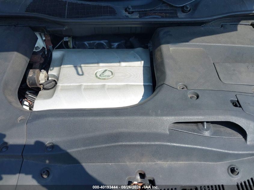 2010 Lexus Rx 350 VIN: 2T2BK1BAXAC017115 Lot: 40193444