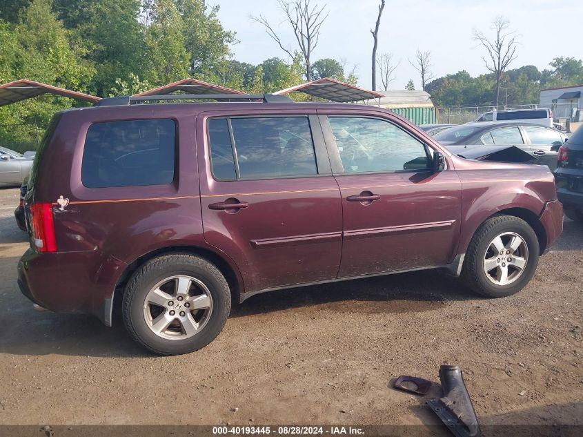 2009 Honda Pilot Ex-L VIN: 5FNYF48549B038693 Lot: 40193445