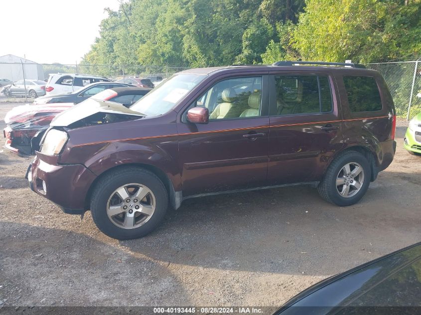 2009 Honda Pilot Ex-L VIN: 5FNYF48549B038693 Lot: 40193445