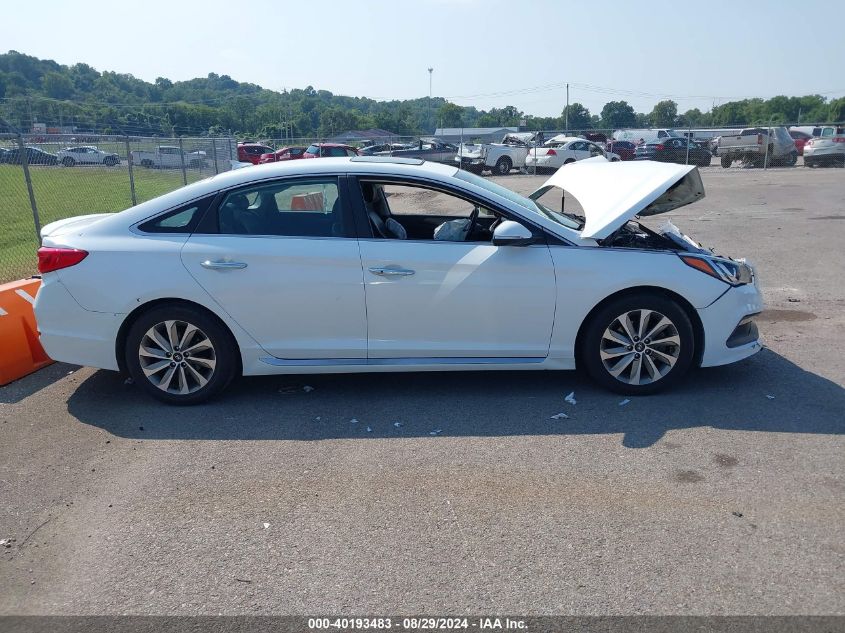 2017 Hyundai Sonata Sport VIN: 5NPE34AF6HH557629 Lot: 40193483