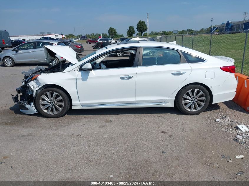 2017 Hyundai Sonata Sport VIN: 5NPE34AF6HH557629 Lot: 40193483