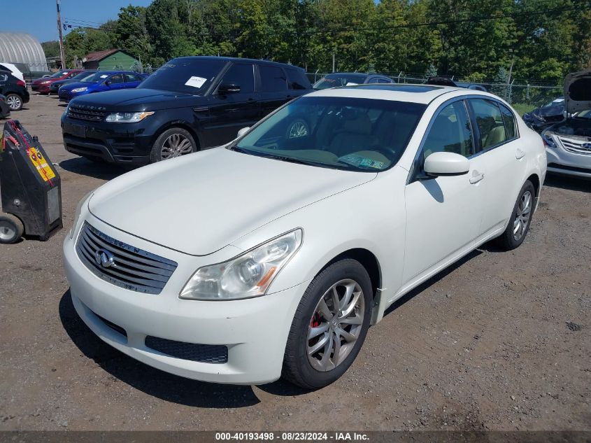 2007 Infiniti G35X VIN: JNKBV61F27M816144 Lot: 40193498