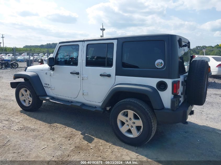 2014 Jeep Wrangler Unlimited Sport VIN: 1C4BJWDG5EL263428 Lot: 40193575