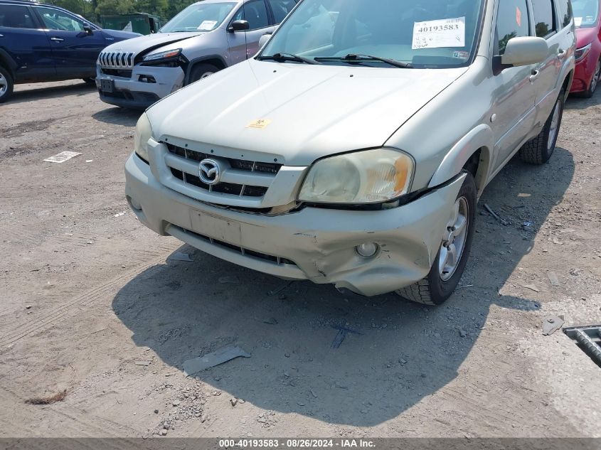 2006 Mazda Tribute S VIN: 4F2YZ04166KM11296 Lot: 40193583