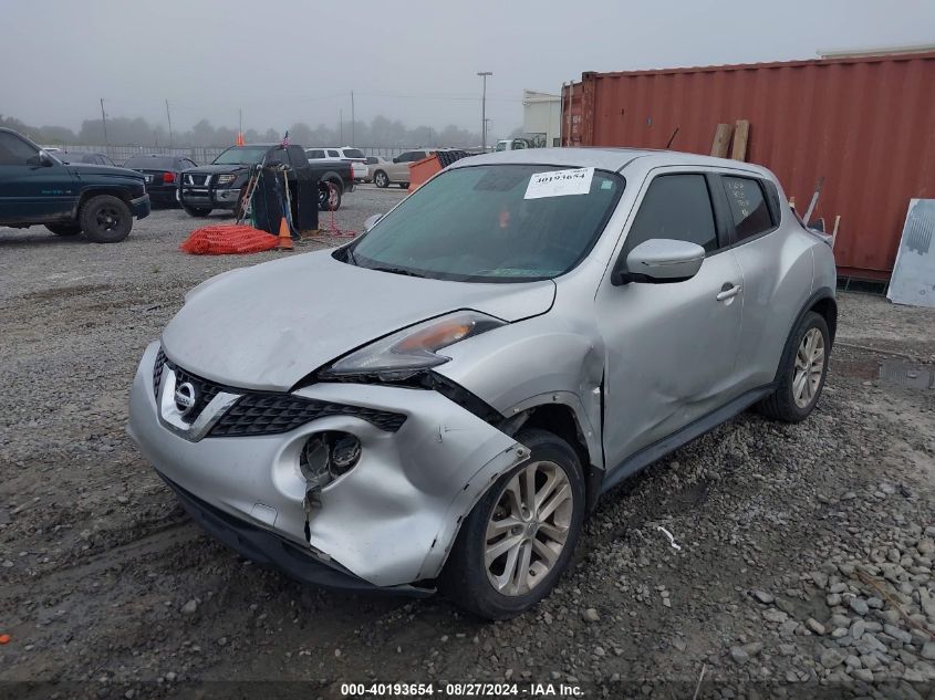 2015 Nissan Juke Sv VIN: JN8AF5MR8FT502050 Lot: 40193654