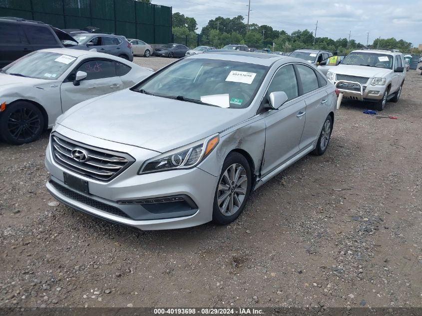 5NPE34AF4HH439045 2017 HYUNDAI SONATA - Image 2