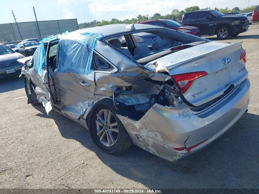 2016 HYUNDAI SONATA SE - 5NPE24AF3GH343358