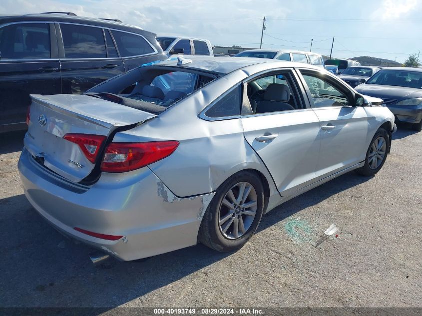 2016 HYUNDAI SONATA SE - 5NPE24AF3GH343358