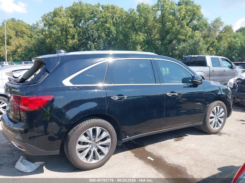 2016 Acura Mdx Technology Acurawatch Plus Packages/Technology Package VIN: 5FRYD3H4XGB005927 Lot: 40193776