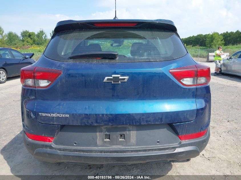 2021 Chevrolet Trailblazer Fwd Ls VIN: KL79MMS23MB124627 Lot: 40193786