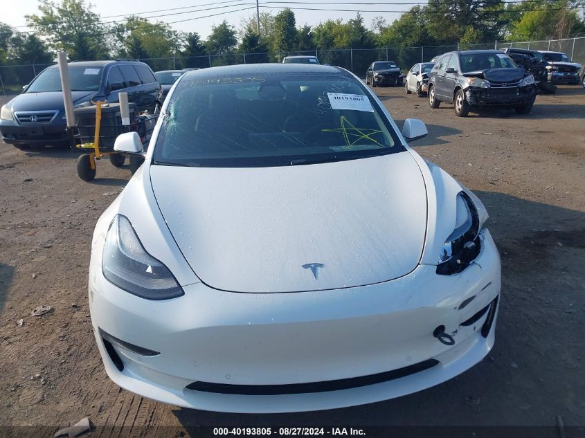 2021 Tesla Model 3 Standard Range Plus Rear-Wheel Drive VIN: 5YJ3E1EA9MF094568 Lot: 40193805