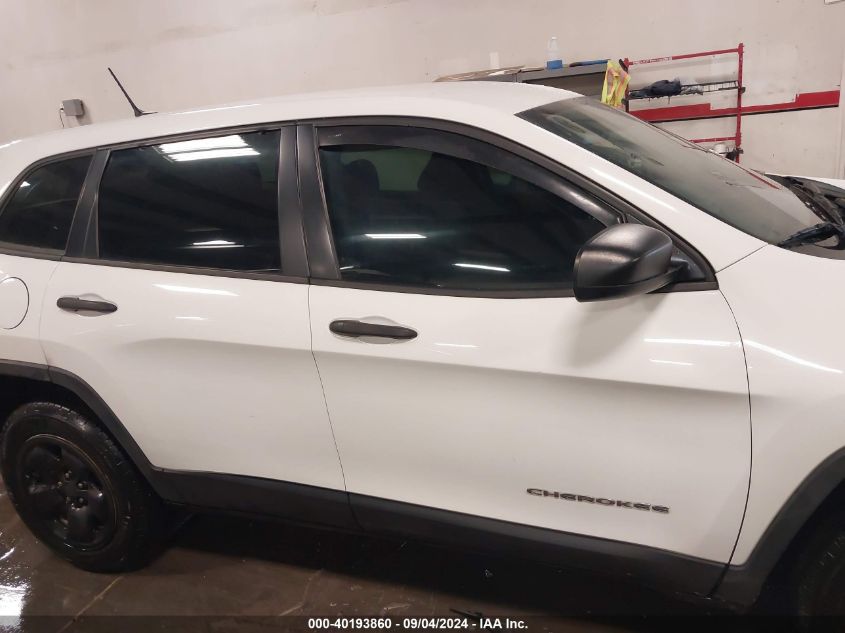 2016 Jeep Cherokee Sport VIN: 1C4PJMAS9GW231098 Lot: 40193860