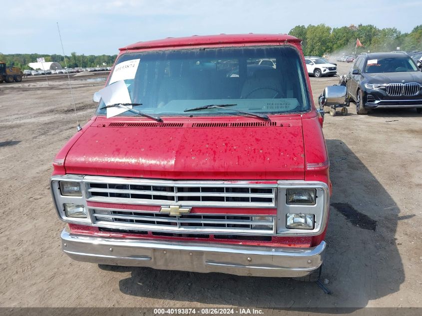 1988 Chevrolet G20 VIN: 2GBEG25K2J4157559 Lot: 40193874