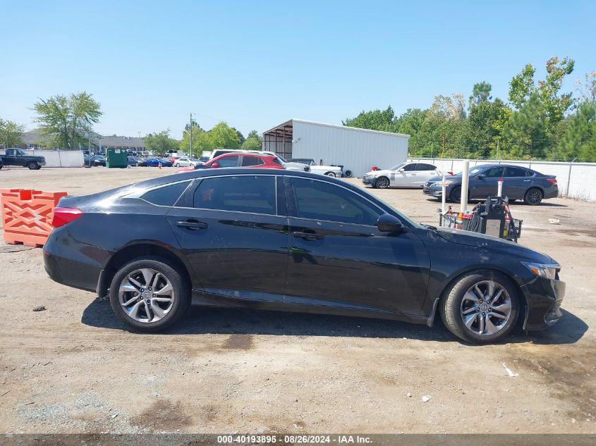 2018 Honda Accord Lx VIN: 1HGCV1F10JA202743 Lot: 40193895