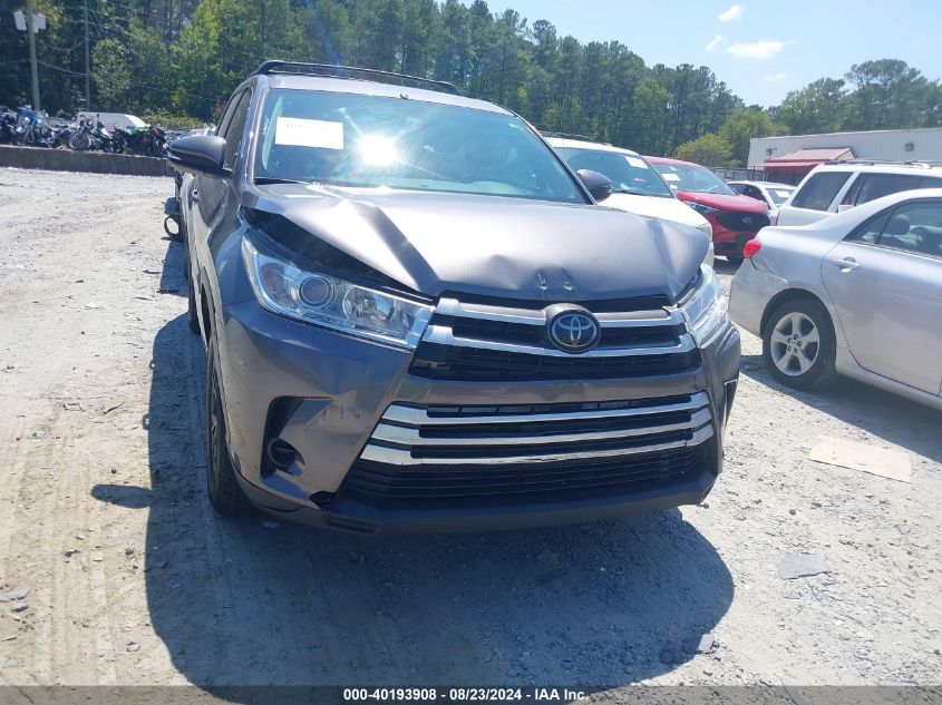 2018 TOYOTA HIGHLANDER LE - 5TDZARFH6JS041429