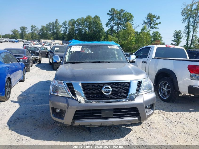 2020 Nissan Armada Sl 2Wd VIN: JN8AY2ND6L9106025 Lot: 40193946